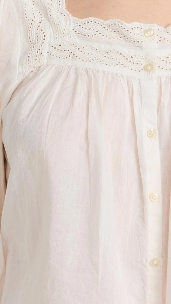 The Great The Eyelet Button Sleep Top 5