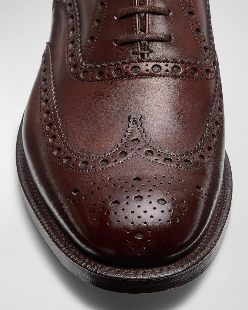 Church’s Mens UK 8.5 / US 9.5 Brown Leather Burnwood Wingtip Derby Brogue Oxford Church main image 4