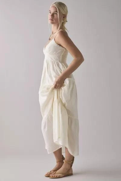 Kimchi Blue Kimchi Blue Serafina Lace Trim Tiered Babydoll Maxi Dress 4