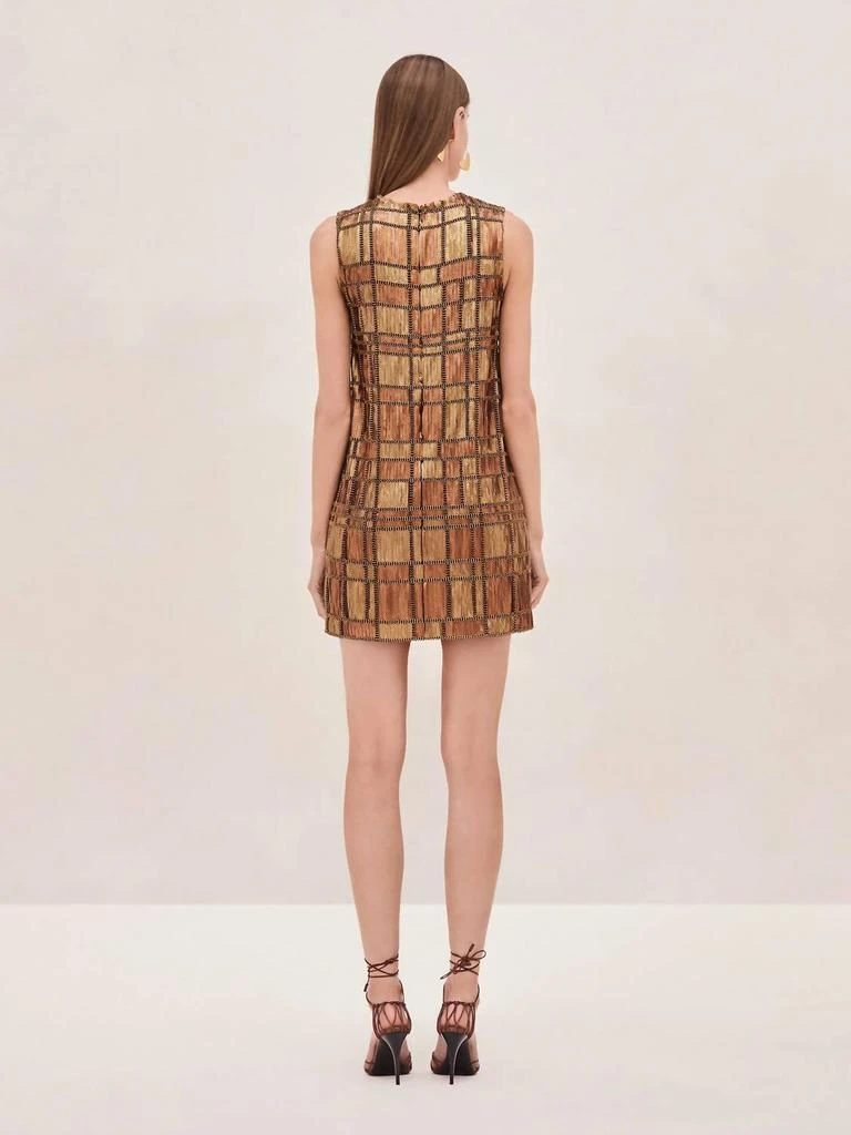 Alexis Emani Dress In Bronze 2