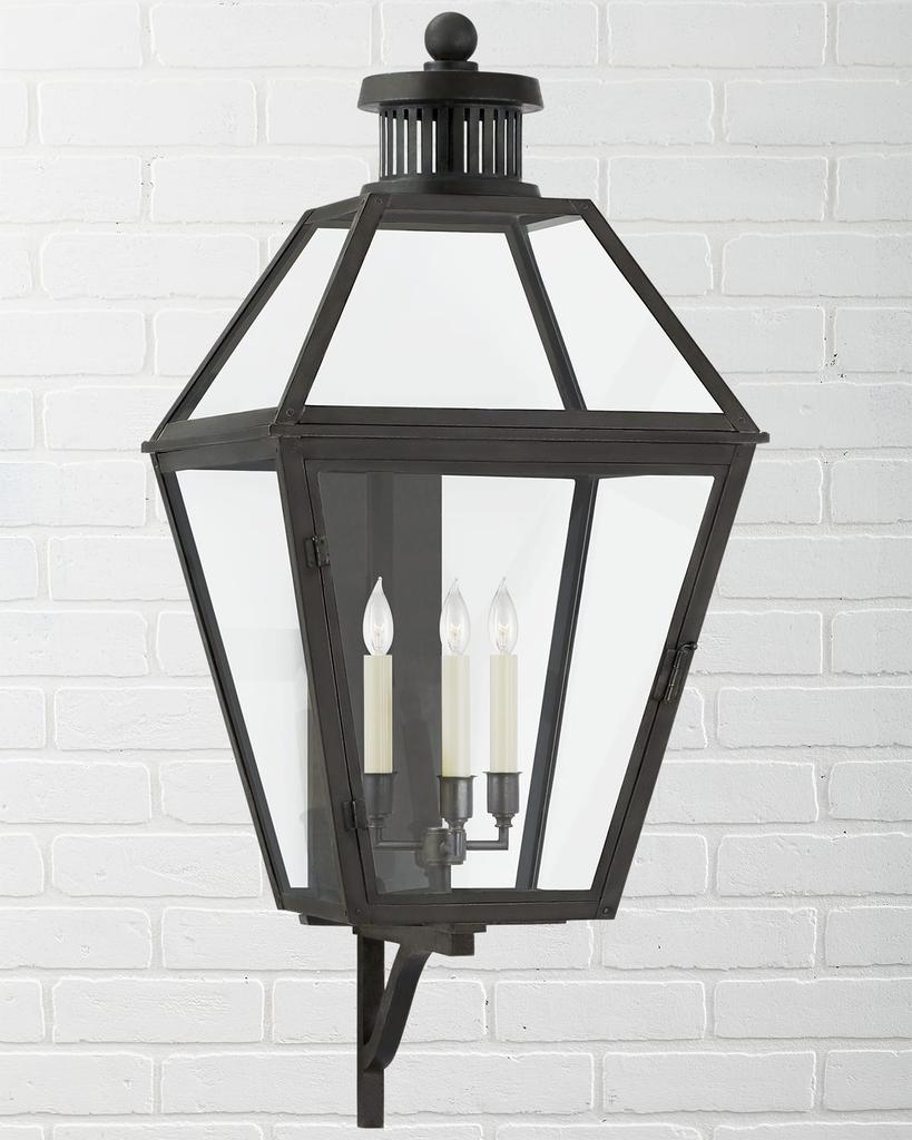 Chapman & Myers Stratford Large Bracketed Wall Lantern By Chapman & Myers