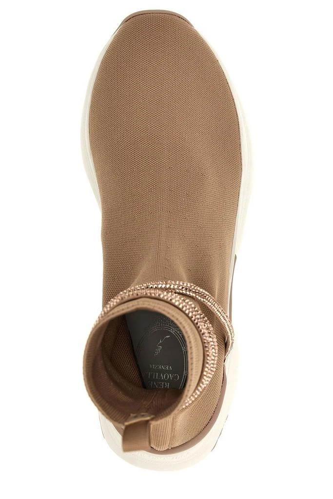 Rene Caovilla Rene Caovilla Glitter Wrap High-Top Sock Sneakers 4