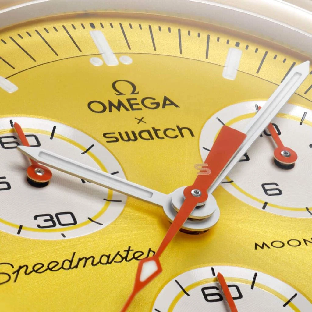 Swatch Omega X Swatch Yellow Velcro Moon Swatch Mission To The Sun Watch 42 mm 4