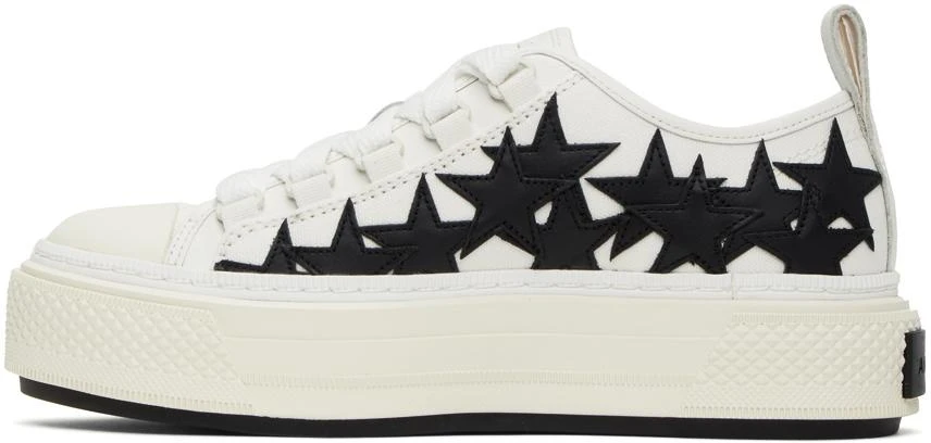 AMIRI White 
Black Stars Court Low Sneakers 3