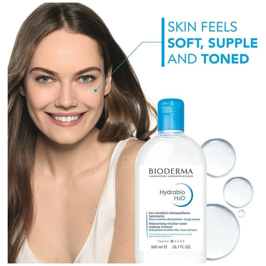 Bioderma Hydrabio H2O Micellar Water Cleanser Makeup Remover for Dehydrated Skin 6