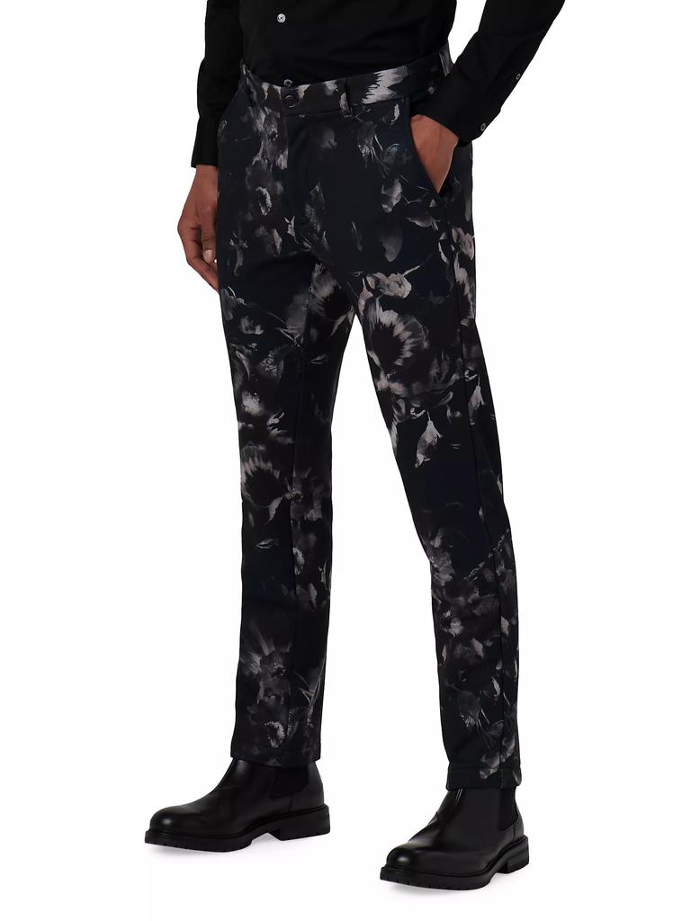 Bugatchi Floral Knit Chinos