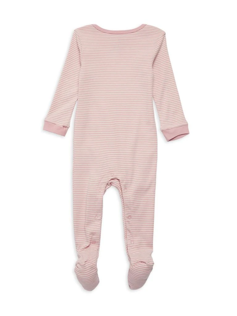 Calvin Klein Baby Girl’s Striped Footie 2