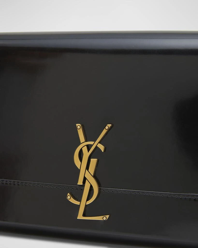 Yves Saint Laurent Cassandra YSL Flap Leather Wristlet 7