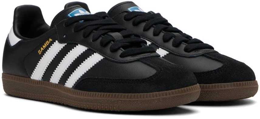 adidas Originals Black Samba OG Sneakers 4