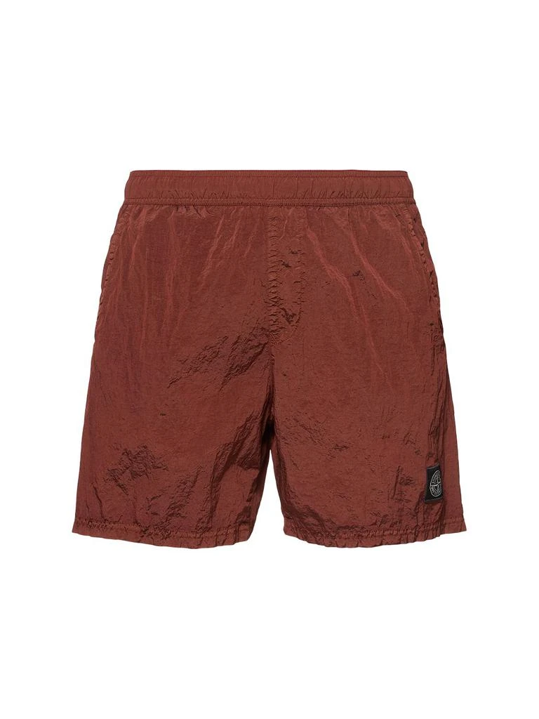 Stone Island Logo Patch Shorts 1