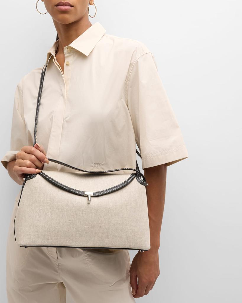 関税込み【TOTEME】T-Lock canvas top handle Bag T-Lock canvas top handle khaki green – TOTEME
