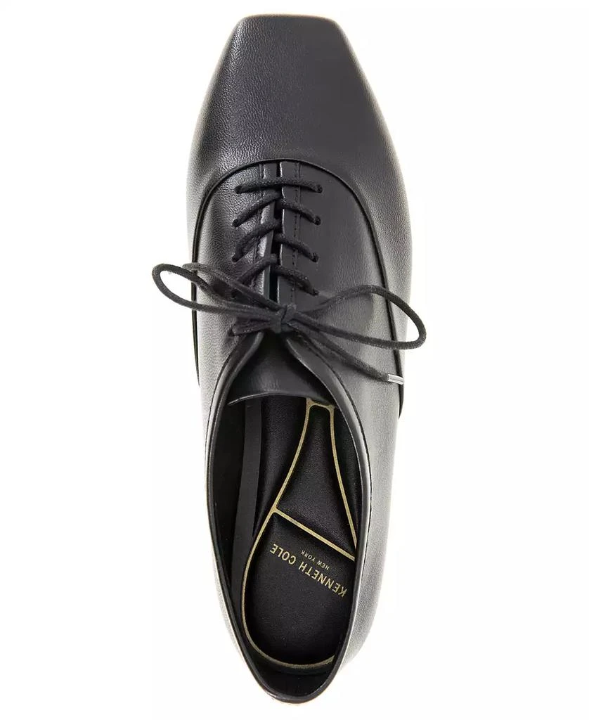 Kenneth Cole Women's Justice Square Toe Lace Up Flats 4