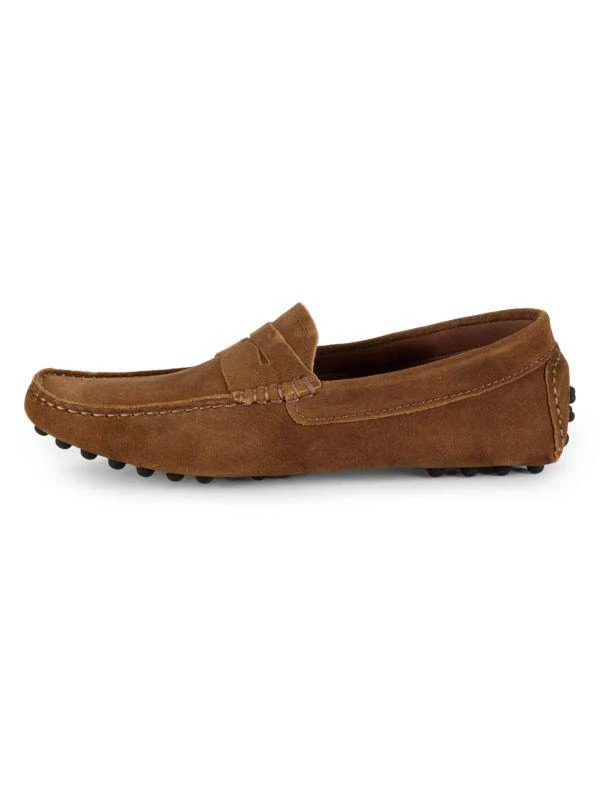Massimo Matteo Suede Driving Penny Loafers 4