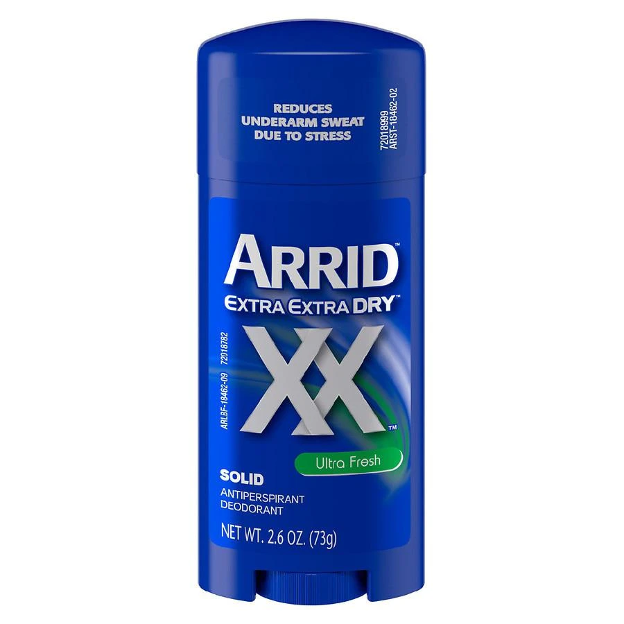 Arrid XX Extra Extra Dry Solid Antiperspirant Deodorant Ultra Fresh