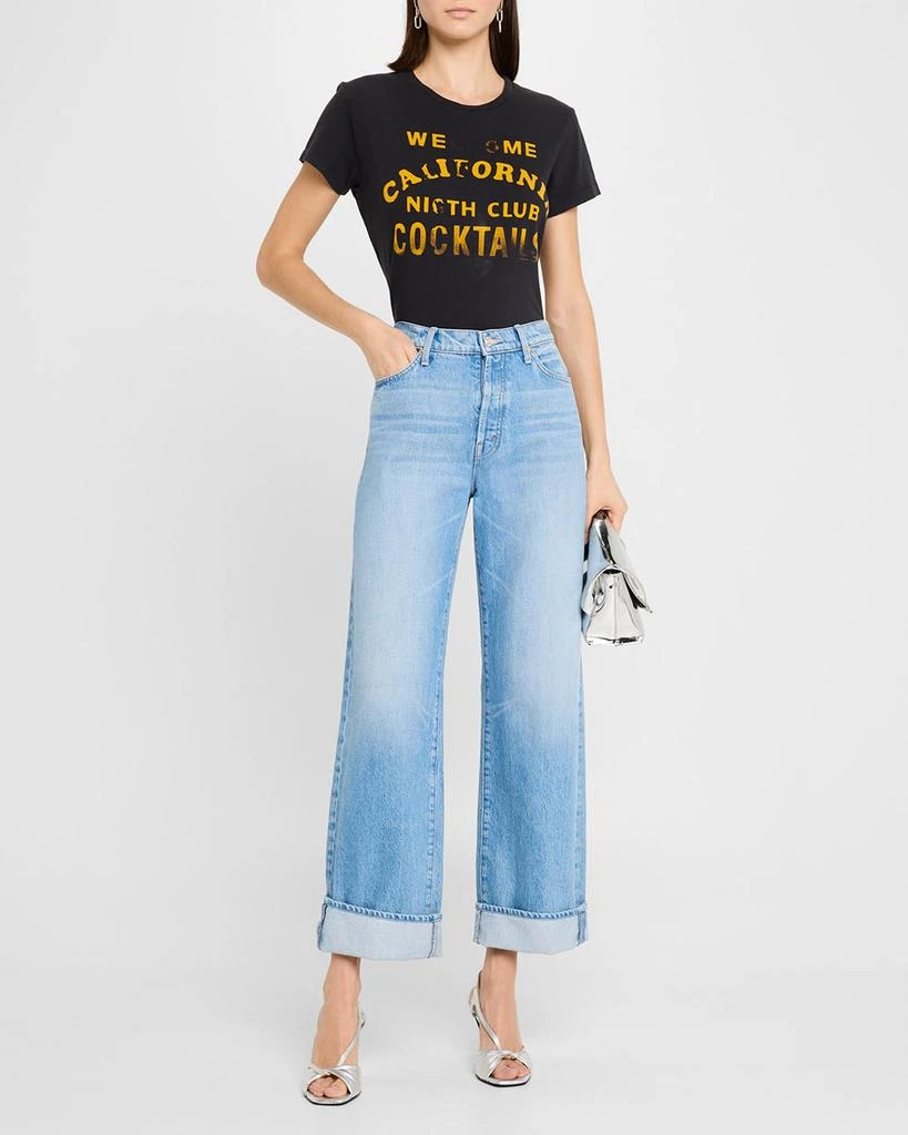MOTHER The Dodger Button Hover Cuff Jeans 2