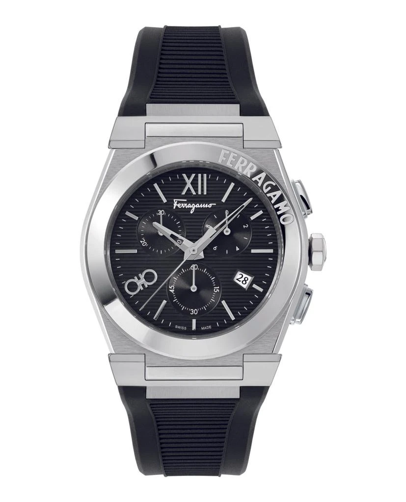 Salvatore Ferragamo Vega Chrono Silicone Watch 1