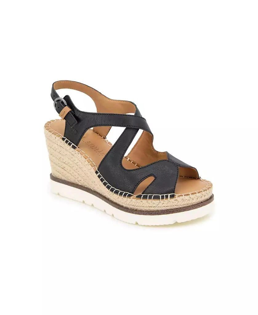 Gentle Souls Women
s Elise Buckle Sandals 1