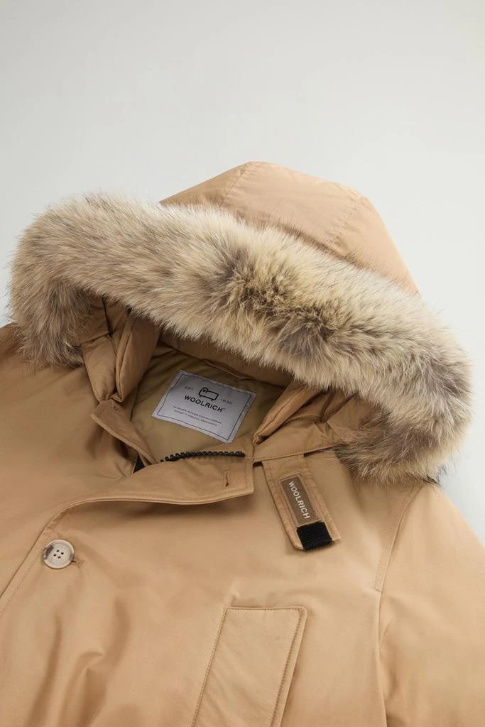 Woolrich Arctic Anorak in Ramar Cloth with Detachable Fur - Men - Beige 7