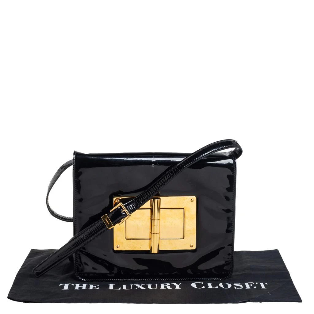 Tom Ford Tom Ford Black Patent Leather Natalia Crossbody Bag 9