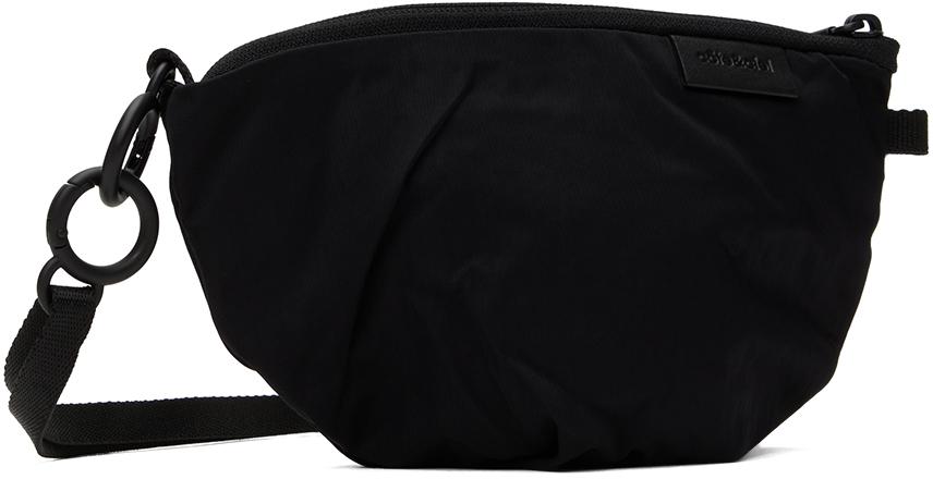 Côte & Ciel Black Orba Smooth Messenger Bag
