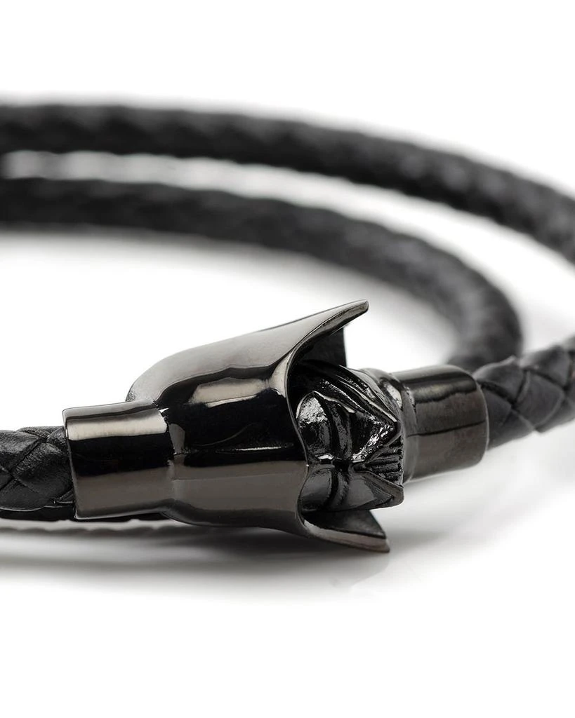Cufflinks Inc. Darth Vader Helmet Double Wrap Leather Bracelet 3