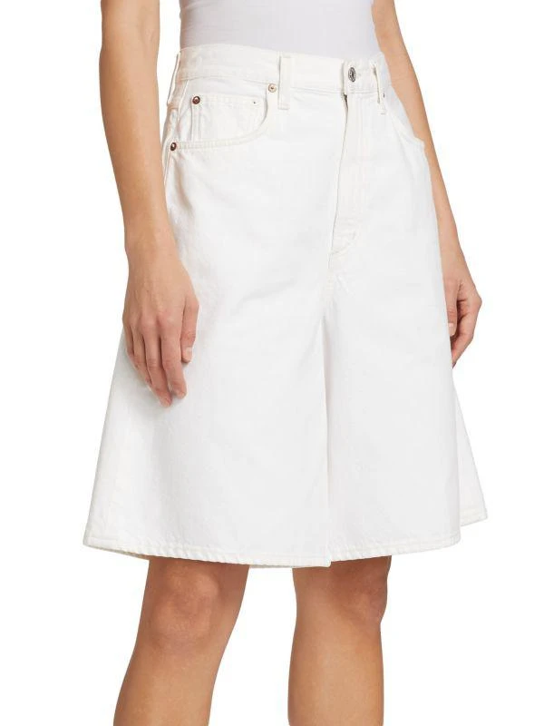 AGOLDE Nolan Cotton Flare Shorts 3