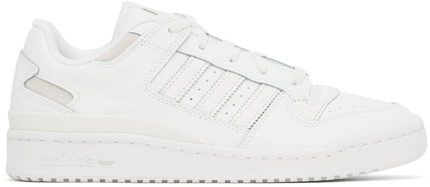 Adidas White Forum Low CL Sneakers 1