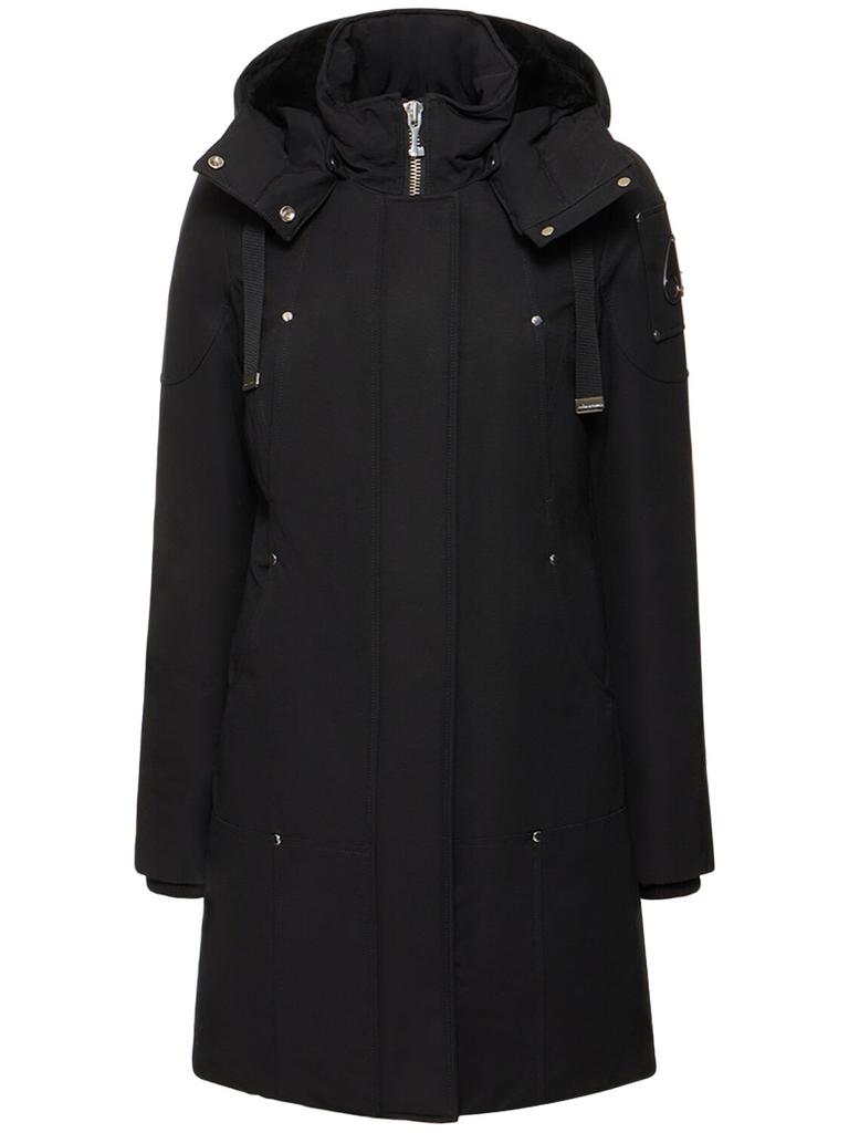 MOOSE KNUCKLES Longue Rive Water Resistant Hooded Parka