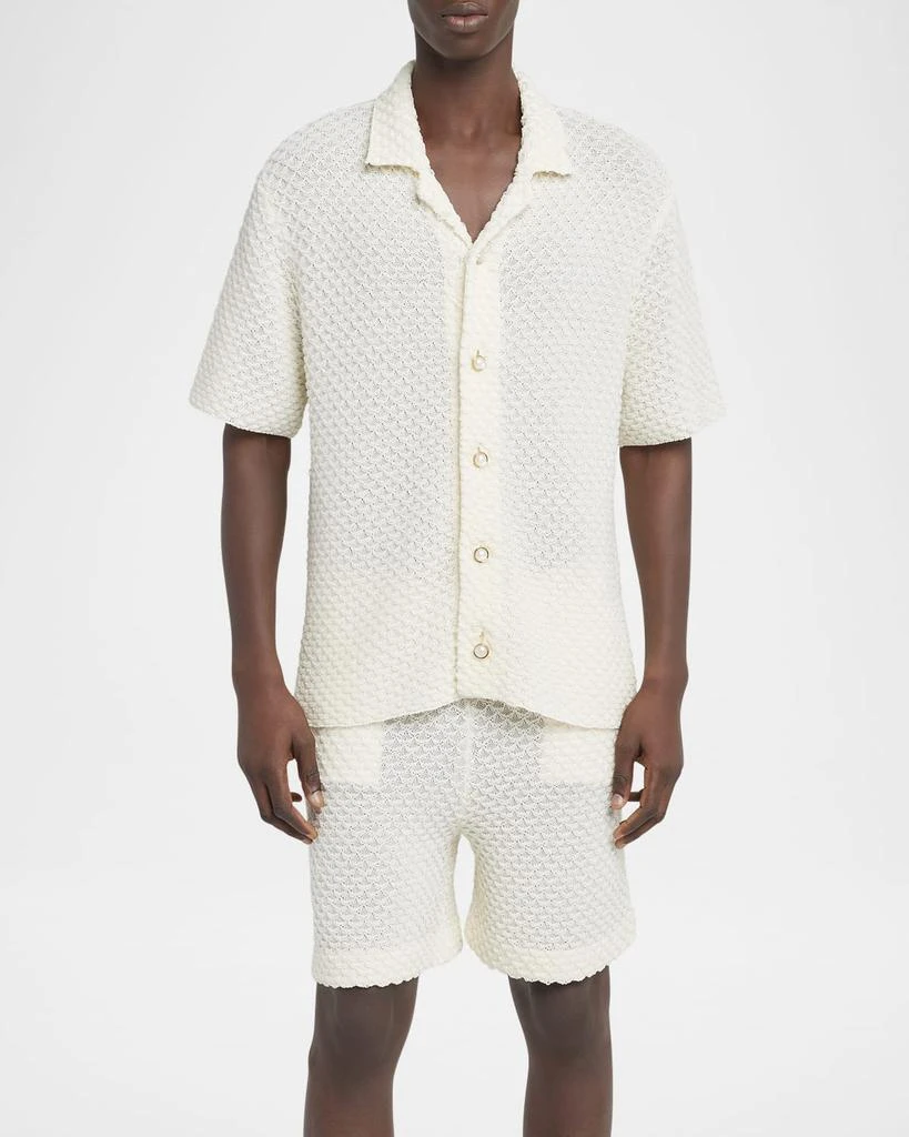 Casablanca Men's Open Stitch Summer Camp Shirt 2