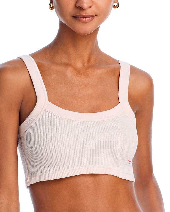 Alexander Wang Cropped Waffle Cami Tank