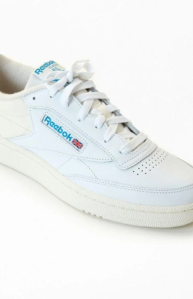 Reebok White & Blue Club C Vintage Shoes 6