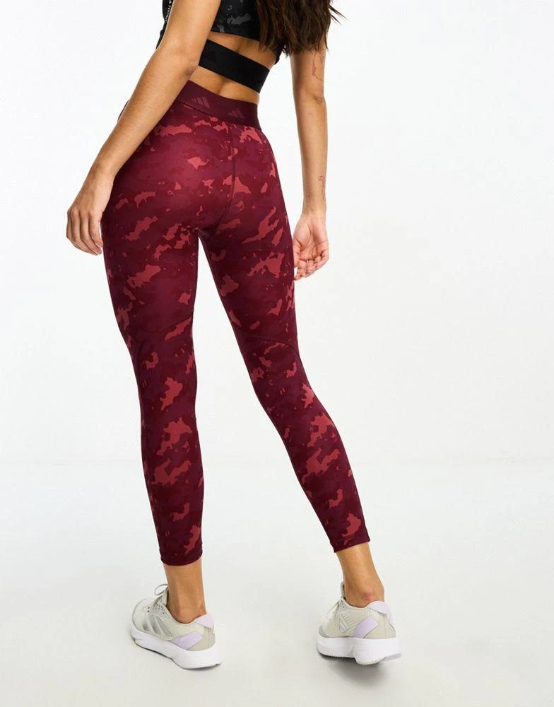 Adidas adidas Training high intensity leggings in red 2
