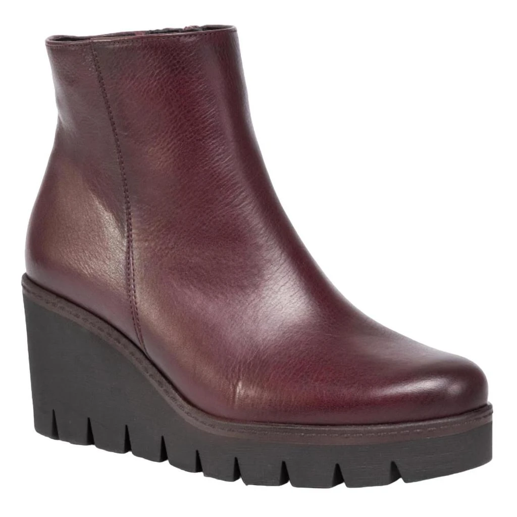 Gabor Chunky Ankle Boot In Merlot 1