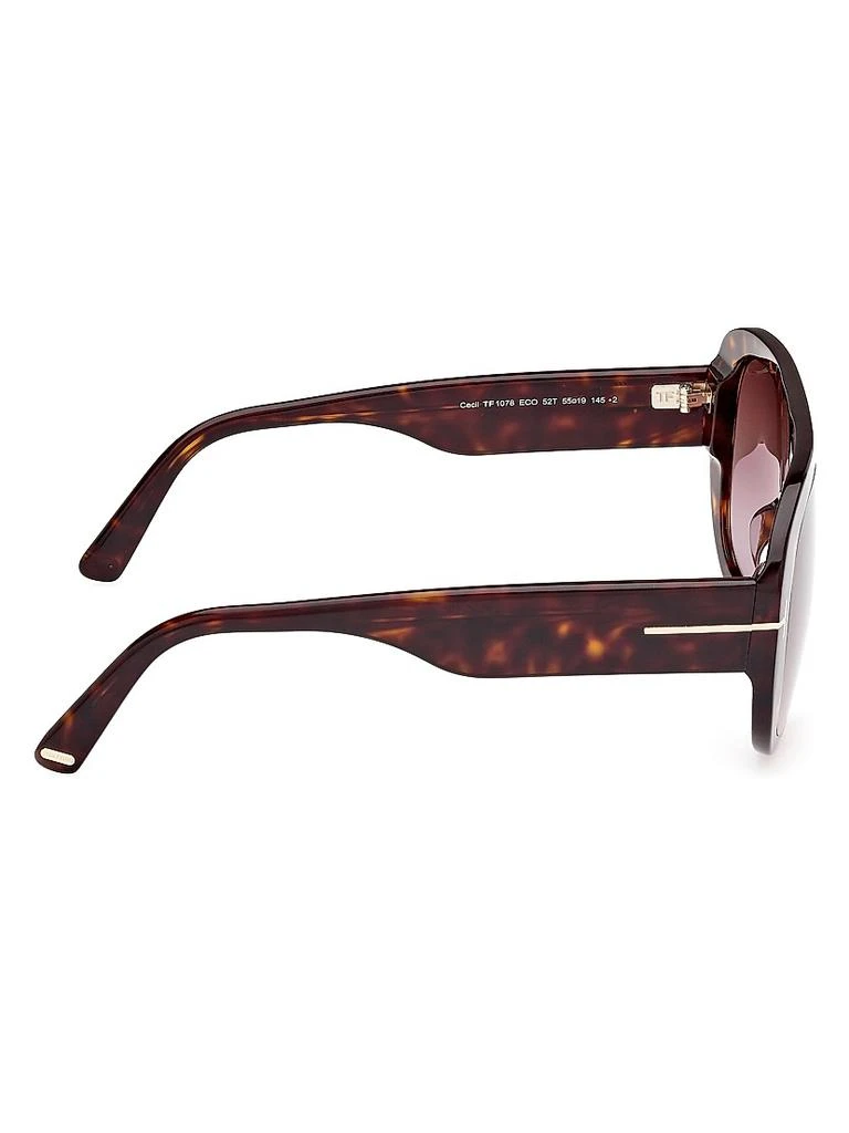 Tom Ford Cecil 55MM Pilot Sunglasses 7