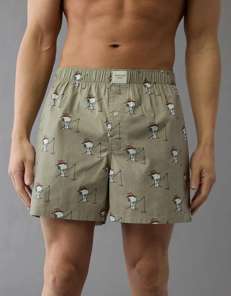 AE AEO Men's Snoopy Fishing Stretch Boxer Short 1
