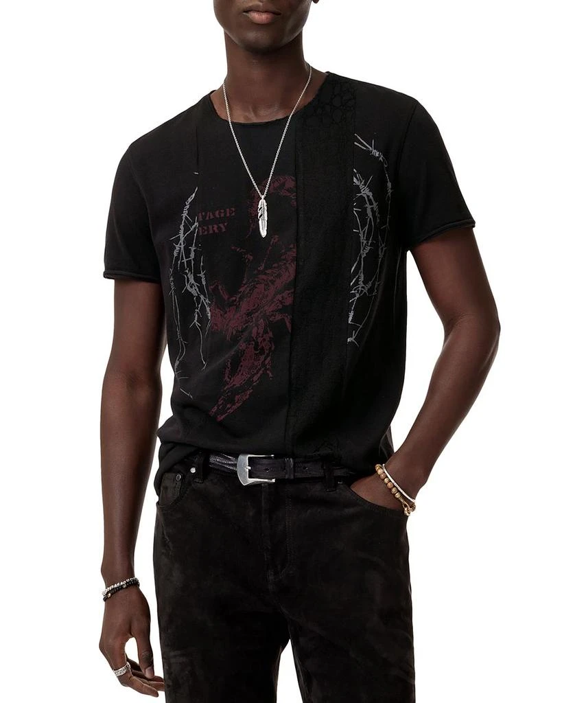 John Varvatos Raw Edge Graphic Tee 1