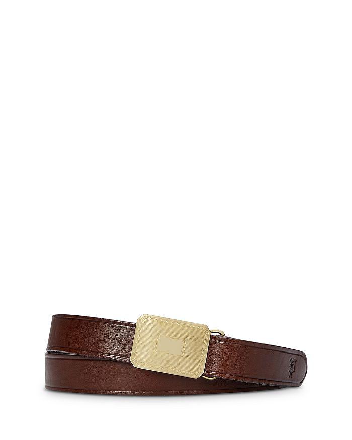 Ralph Lauren Men's Art Deco Leather Belt