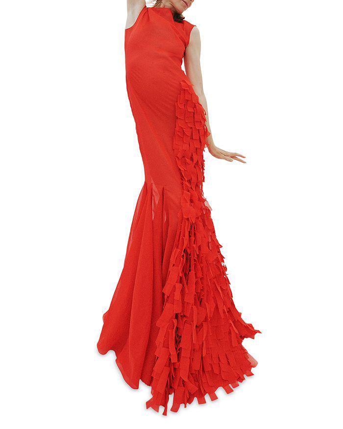 A.W.A.K.E. Mode Organza Godet Dress