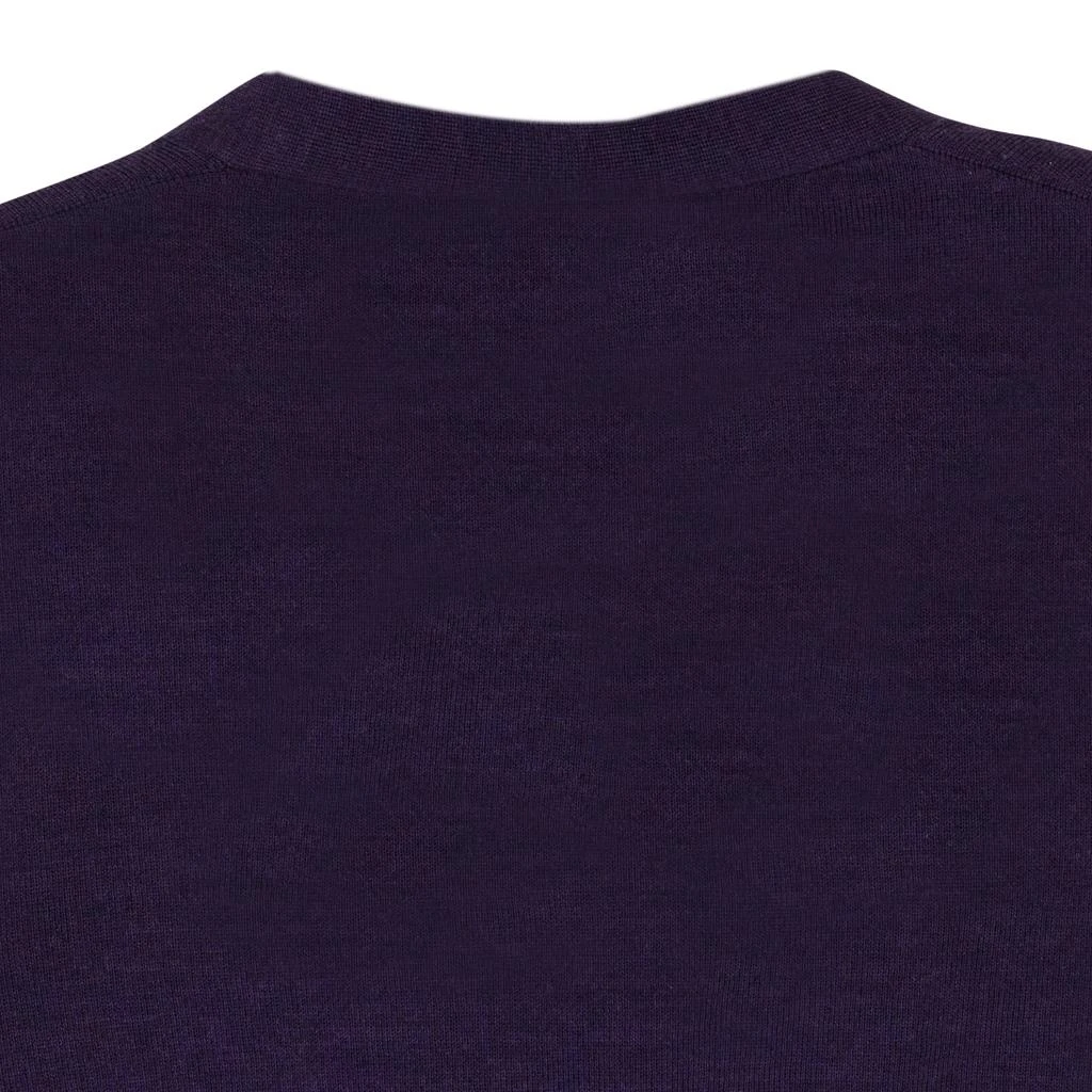 Loro Piana CASHMERE SET DARK PURPLE CARDIGAN 5