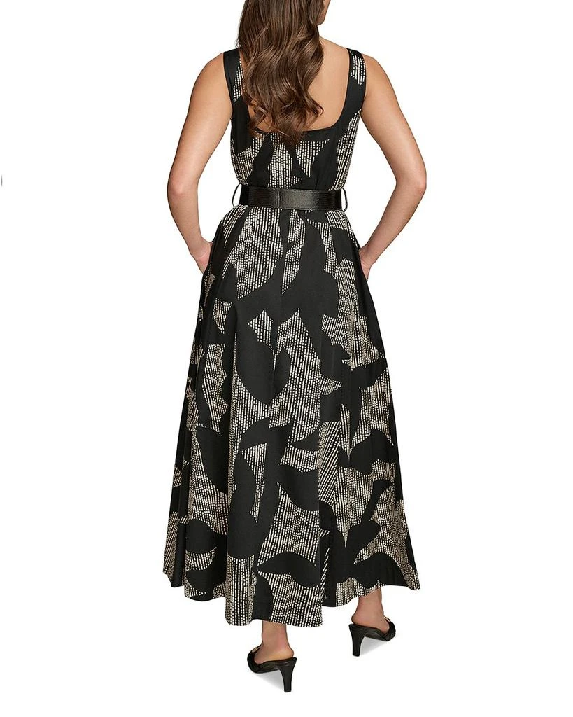Donna Karan Printed Square Neck Maxi Dress 3