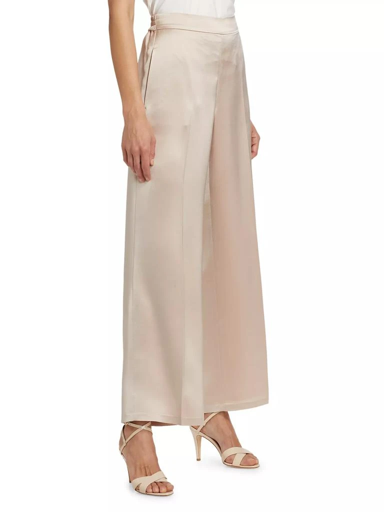 Elie Tahari Ashlynn Satin Cropped Wide-Leg Pants 4