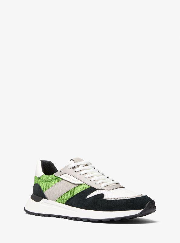 Michael Kors Lucas Mixed-Media Trainer - Casual Shoes - Free