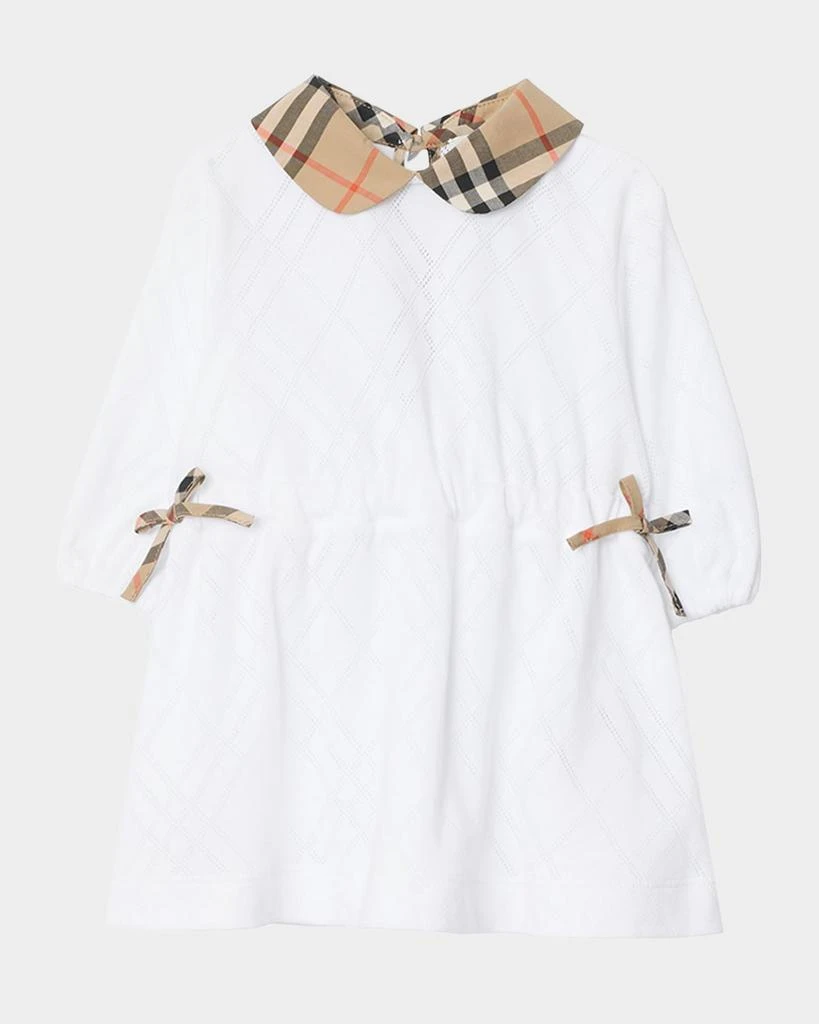 Burberry Girl
s Check Cotton Dress with Bloomers, Size 1M-18M 2