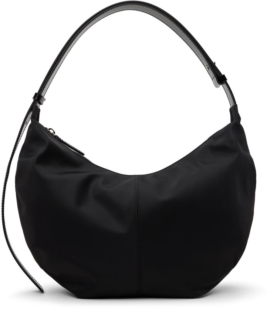 Nothing Written Black Nylon Shoulder Bag