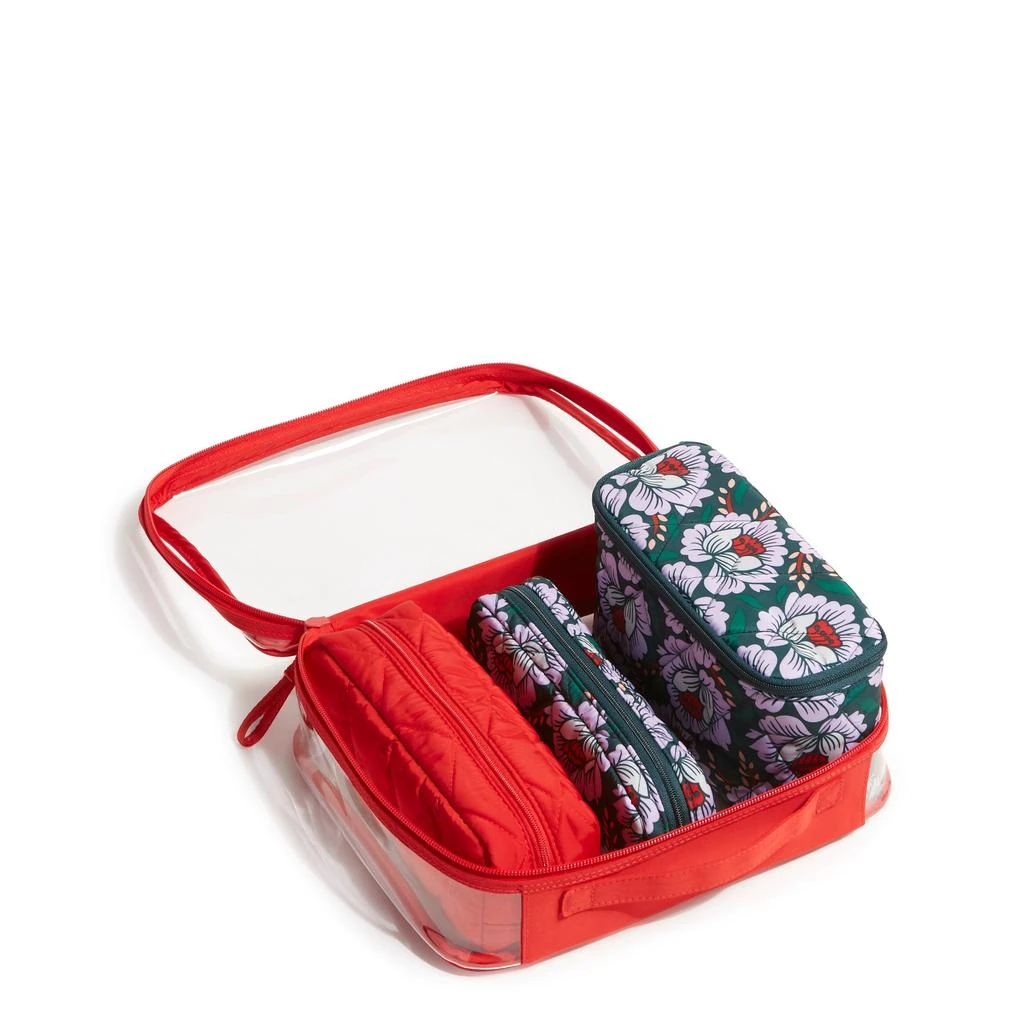 Vera Bradley Outlet Clear 4-Piece Cosmetic Set 2