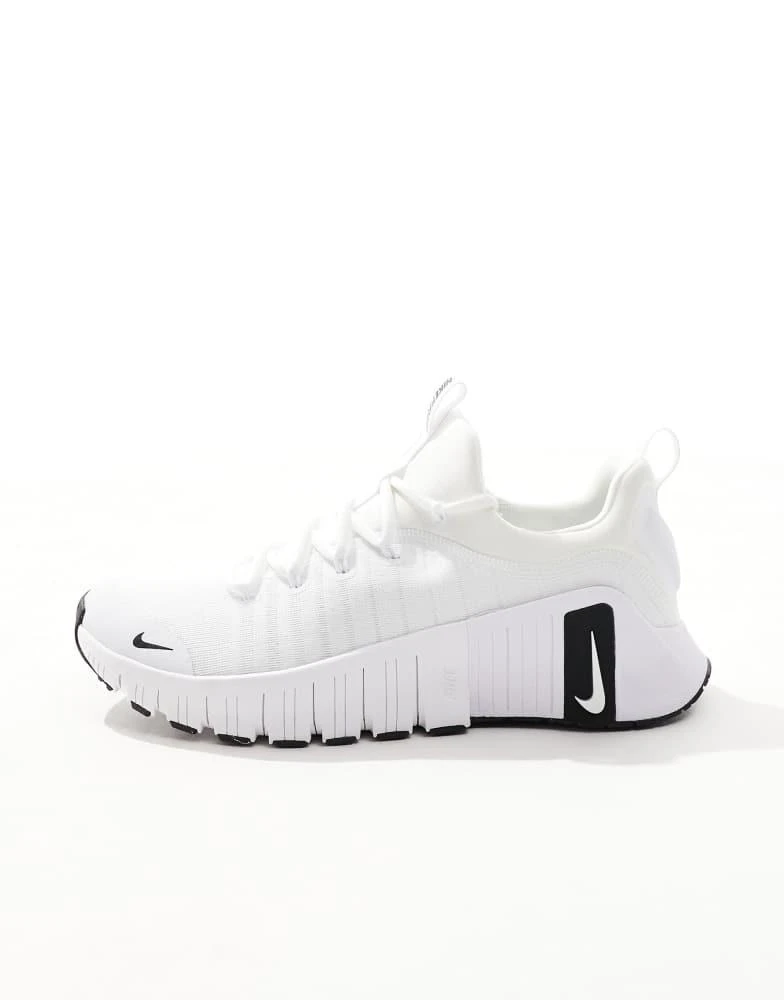 NIKE Nike Training Free Metcon 6 unisex trainers in white and black 2