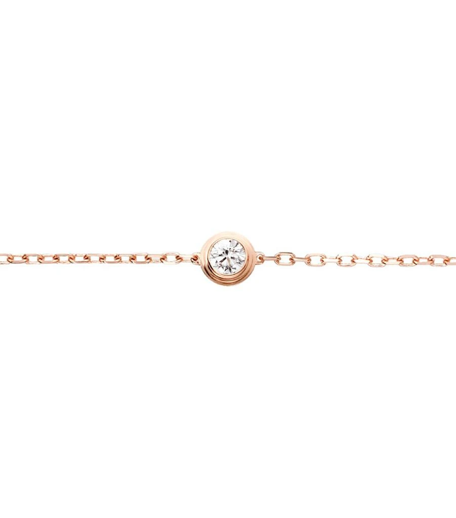 Cartier Medium Rose Gold and Diamond Cartier d'Amour Bracelet 4