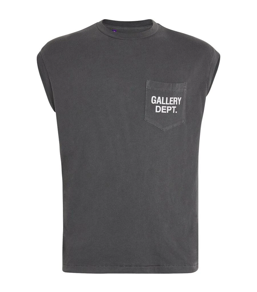 Gallery Dept Cotton-Blend Sleeveless Augi T-Shirt 1