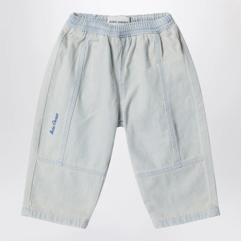 BOBO CHOSES Bobo Choses light blue denim trousers