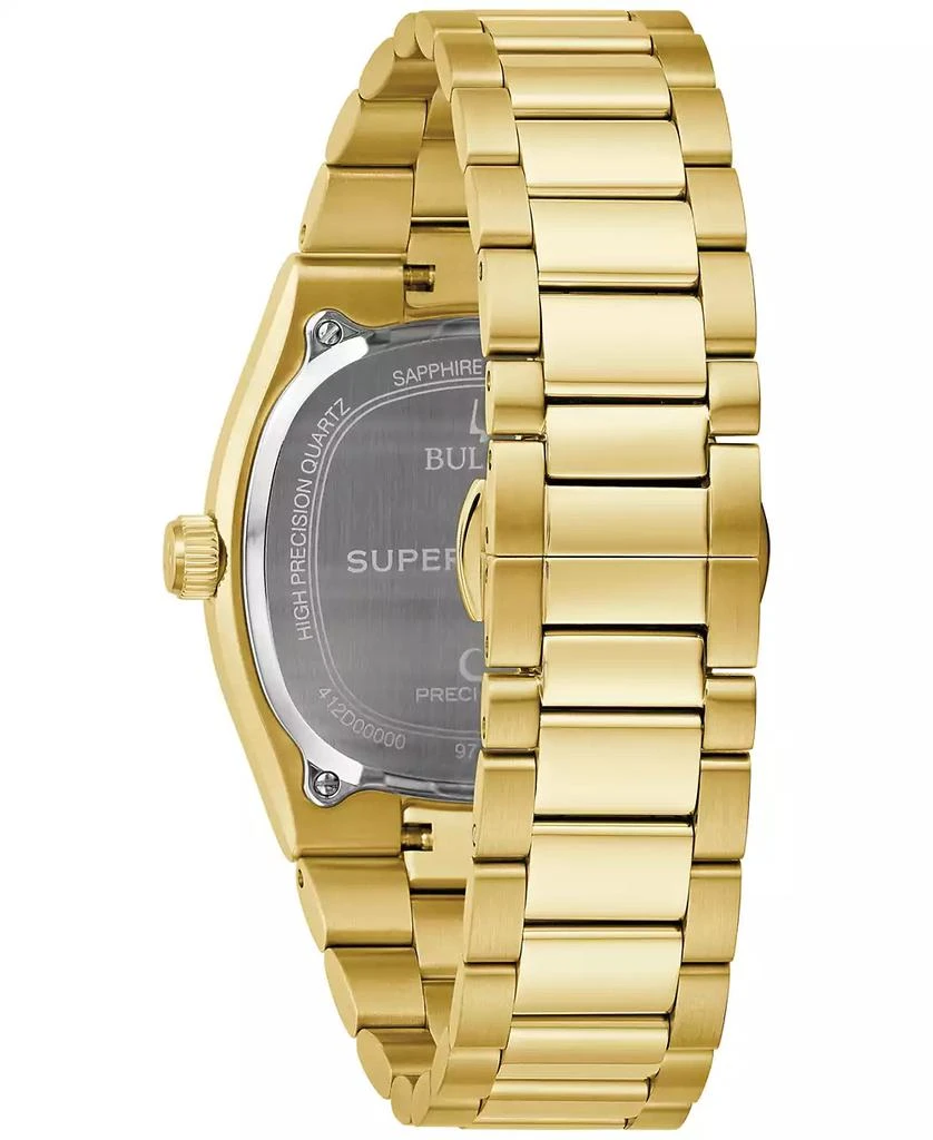 Bulova Men's Super Seville Gold-Tone Stainless Steel Bracelet Watch 38mm 3